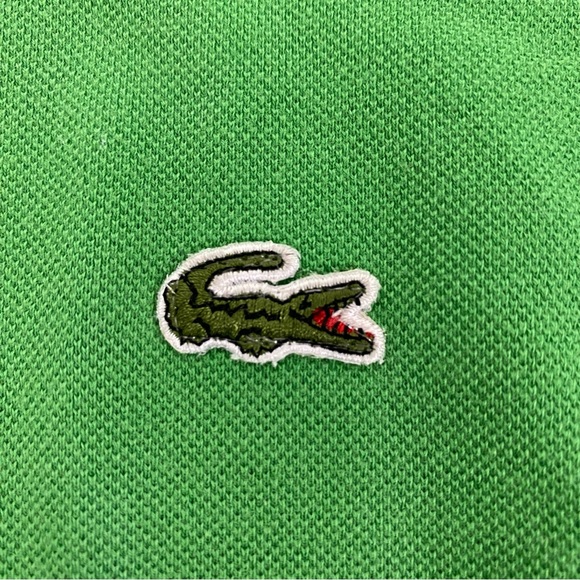 Lacoste Regular Fit Polo Men's Size 7 (2XL) - Green Solid - Picture 4 of 8